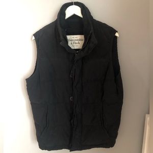 Abercrombie & Fitch Dark Blue Medium Summer Rock Vest